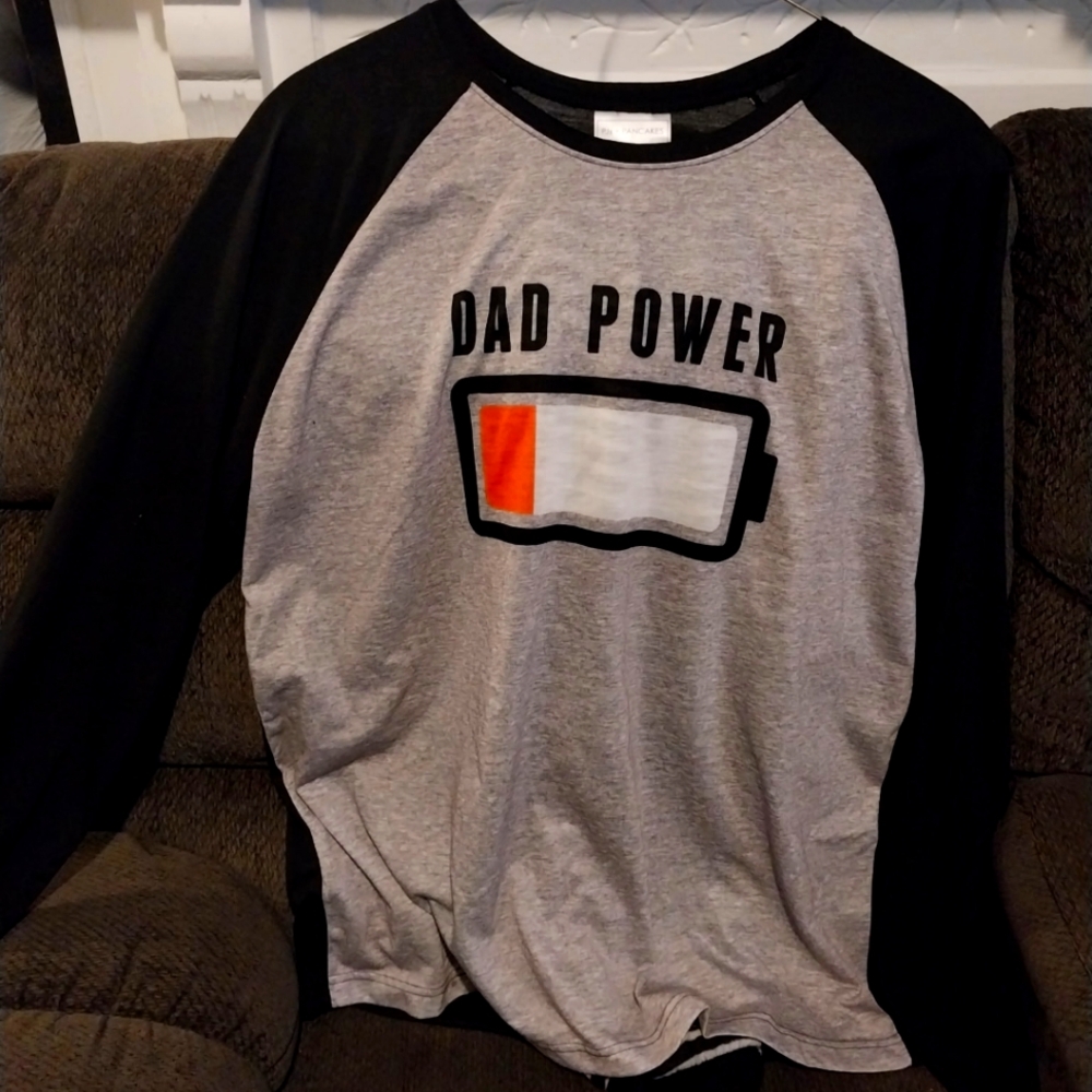 Dad Power Graphic Raglan Tee Set